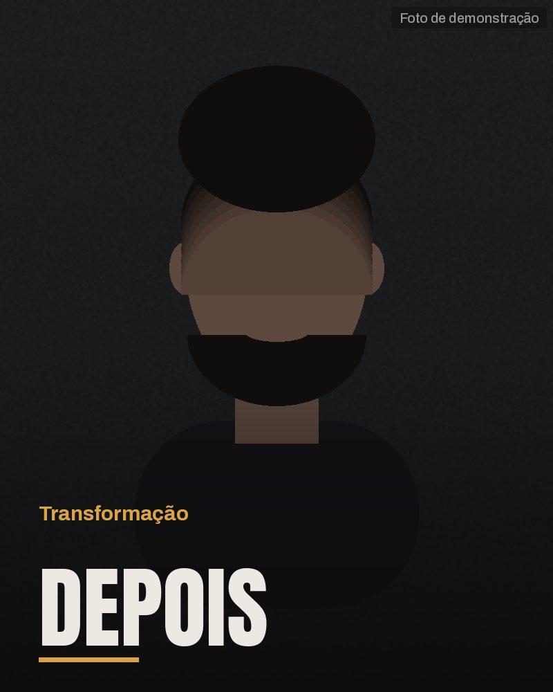 Depois: Do mullet ao low fade