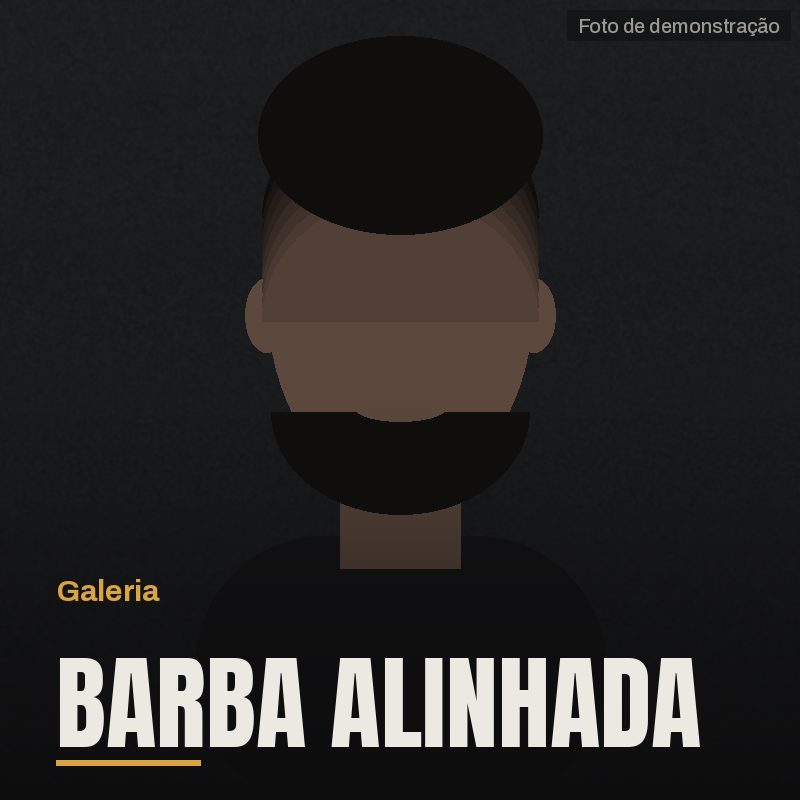Barba alinhada